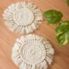 Posavasos  de macrame